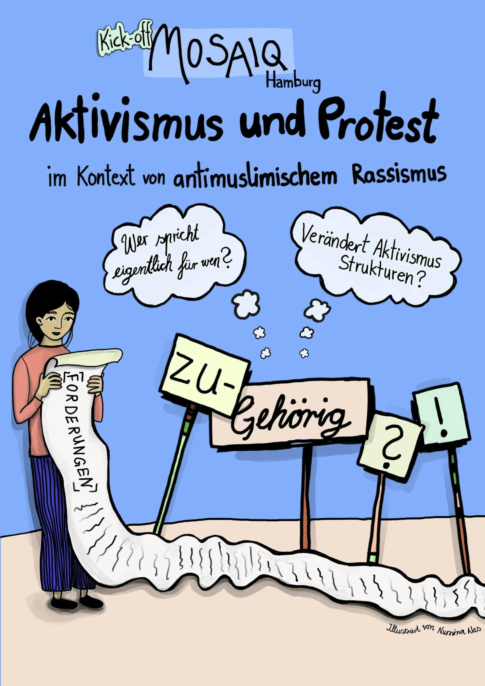 Aktivismus und Protest Flyer
